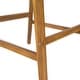 preview thumbnail 7 of 13, Christopher Knight Home - Malibu Outdoor Bar Stool Set Acacia Wood with Rope Back and Water-Resistant Cushions