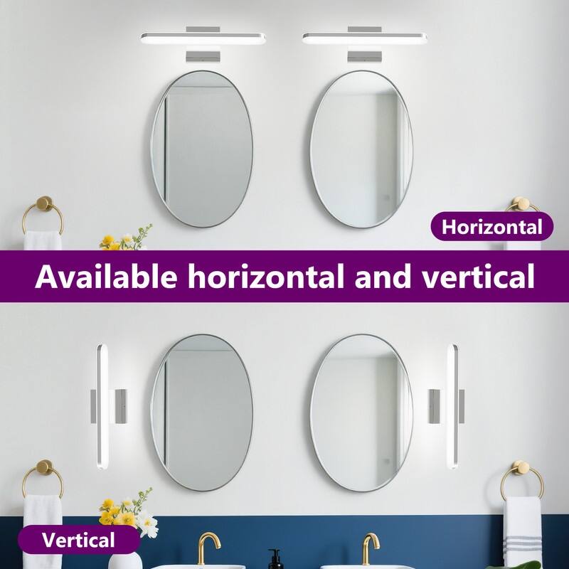 Modern LED Vanity Light Bar Dimmable 8W Wall Fixture 6000K