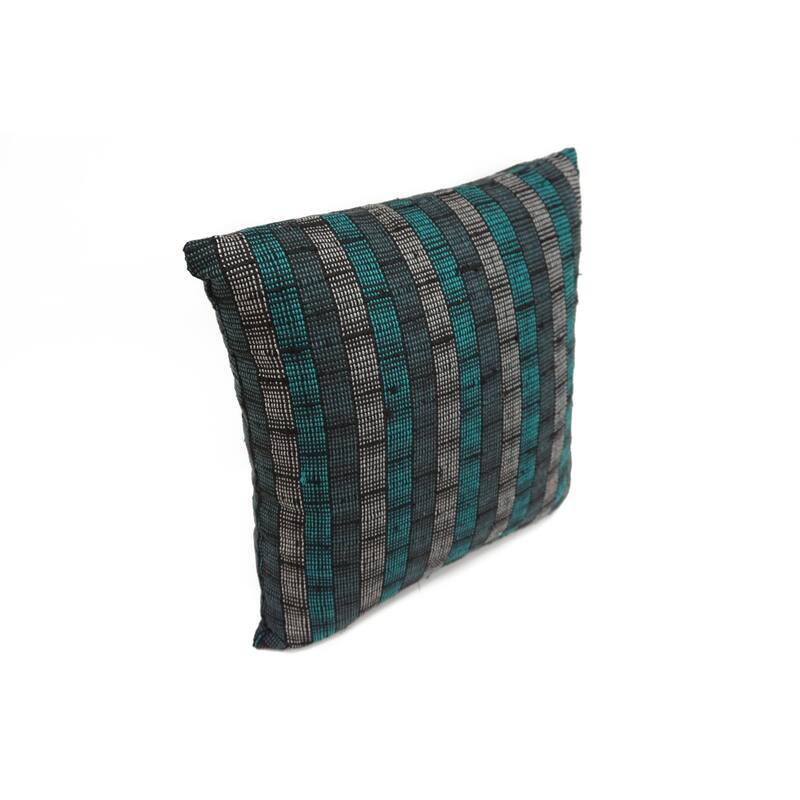 Home&Manor Sullivan Hand Spun Silk Pillow 20"