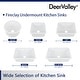 preview thumbnail 8 of 30, DeerValley Glen 32" x 19" Fireclay Rectangular Undermount Kitchen Sink