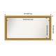 preview thumbnail 58 of 191, Wall Mirror Choose Your Custom Size - Extra Large, Townhouse Gold Wood Outer Size: 49 x 26 in