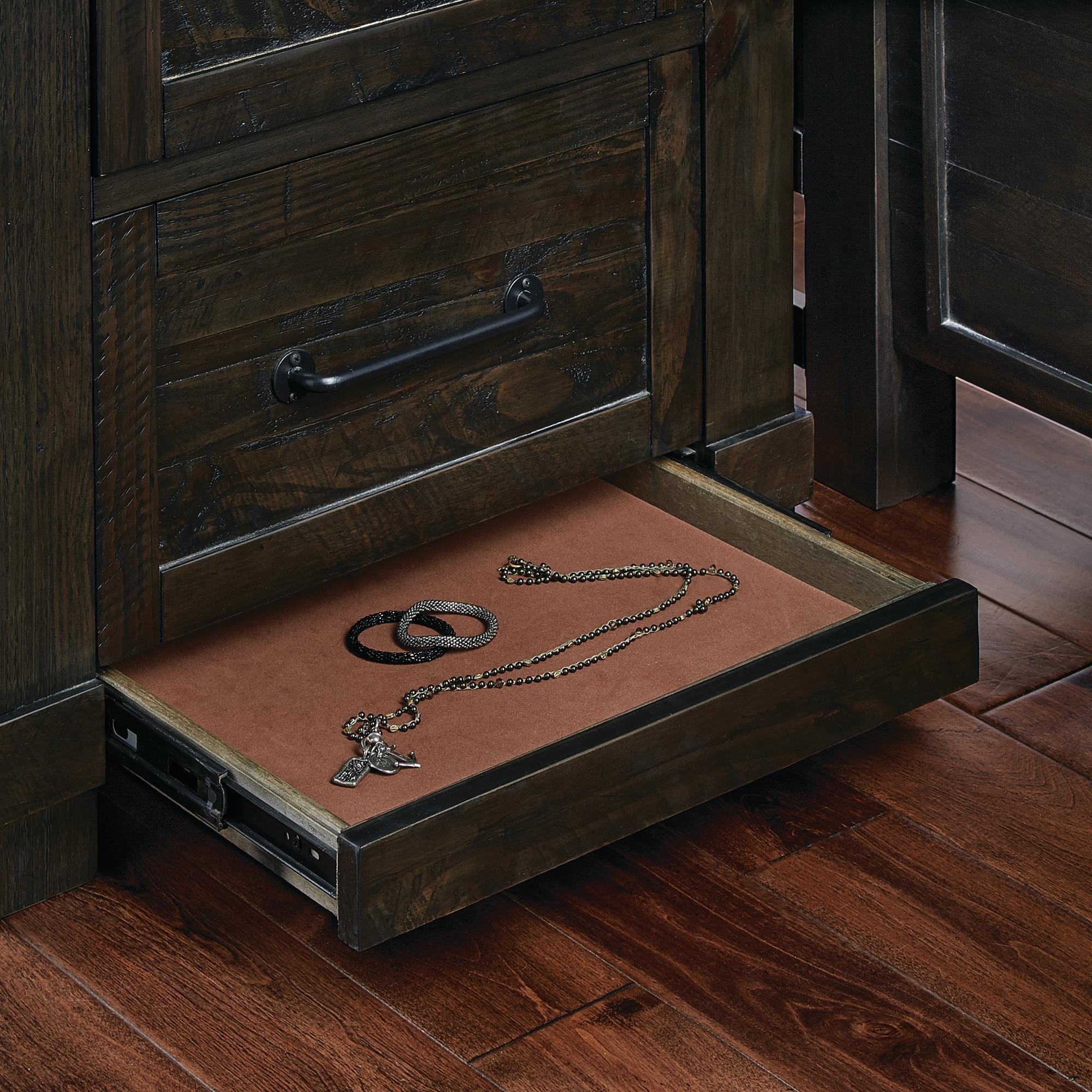 Simply Solid Sharla Solid Wood 2-drawer Nightstand