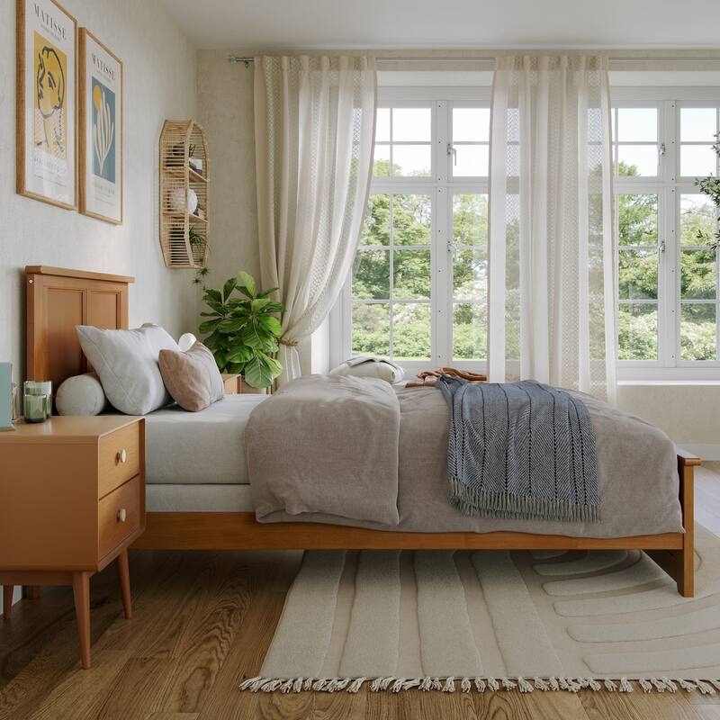 AFI, Madison Foundation Bed with Matching Footboard