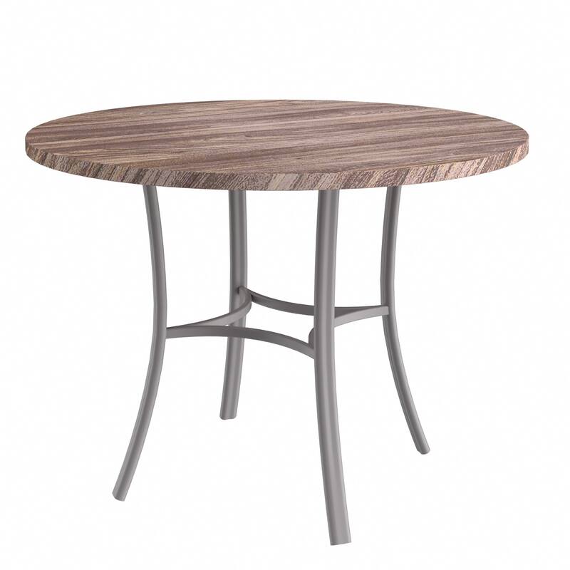 VECELO 36 Inch Round Dining Table for 4 with 400lbs Capacity Sturdy Curved Legs for Kitchen & Dining Room