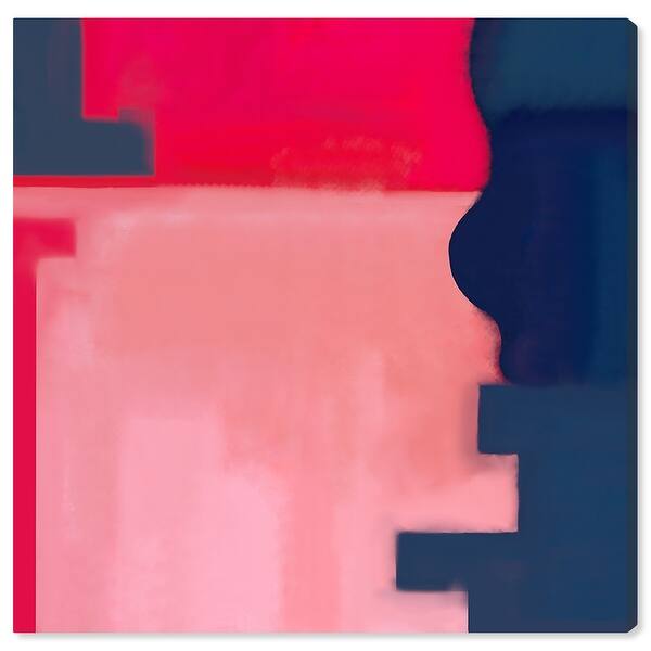 Shop Oliver Gal Puzzle Shapes Abstract Wall Art Canvas Print