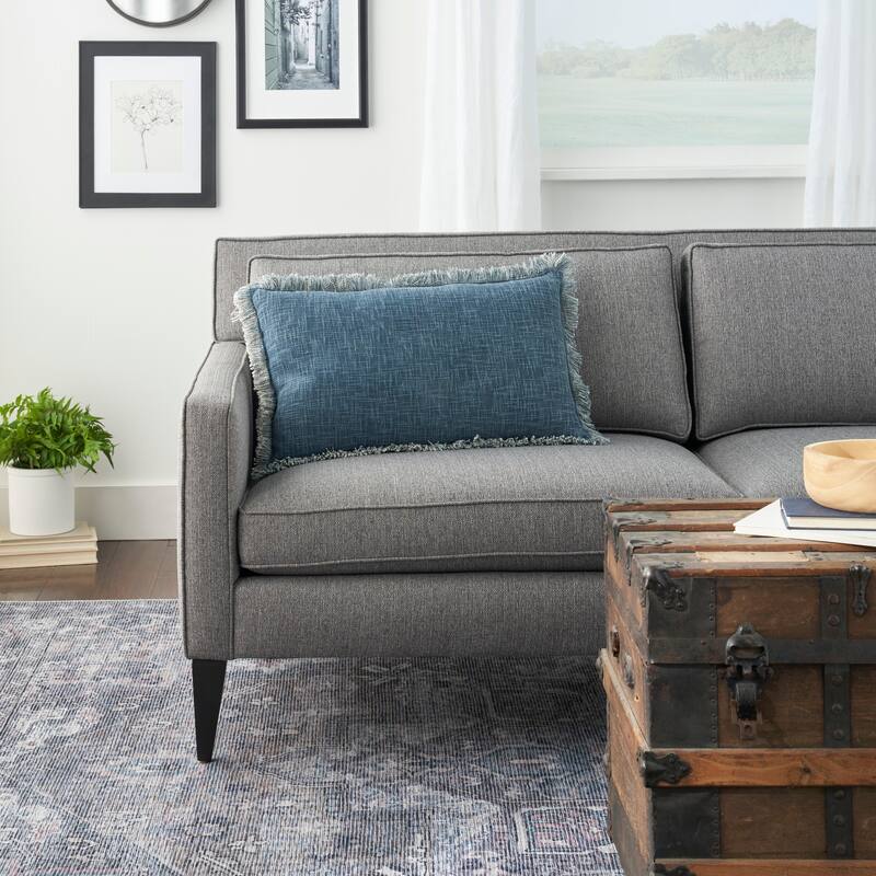 57 Grand by New Concept Washables Rustic Farmhouse Geometric Stonewash Throw Pillow , ( 22" x 22" )