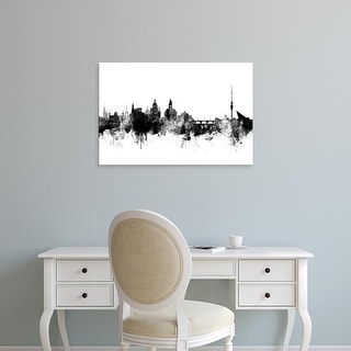 Easy Art Prints Michael Tompsett's 'Dresden Germany Skyline' Premium Canvas Art