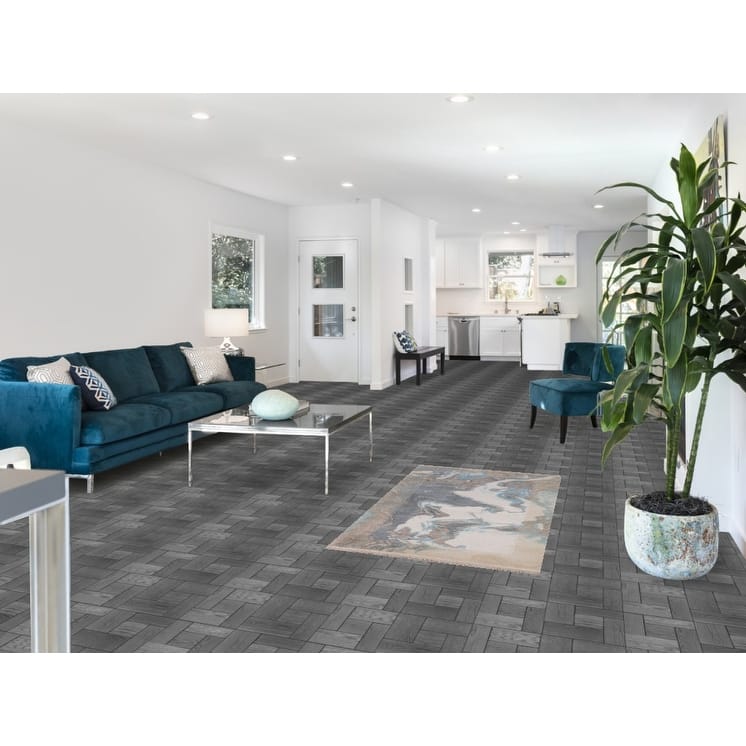 Modern Accent Rug Handmade Indian Wool Carpet - 2'8"x 4'9"