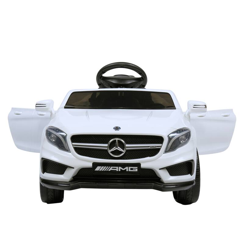 Licensed Mercedes Benz AMG 6V Kids Ride-On Electric Car, Remote Control, Music, USB, Black