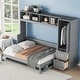 preview thumbnail 2 of 48, Full and Queen Murphy Beds Wall Beds with Wardrobes and Drawers