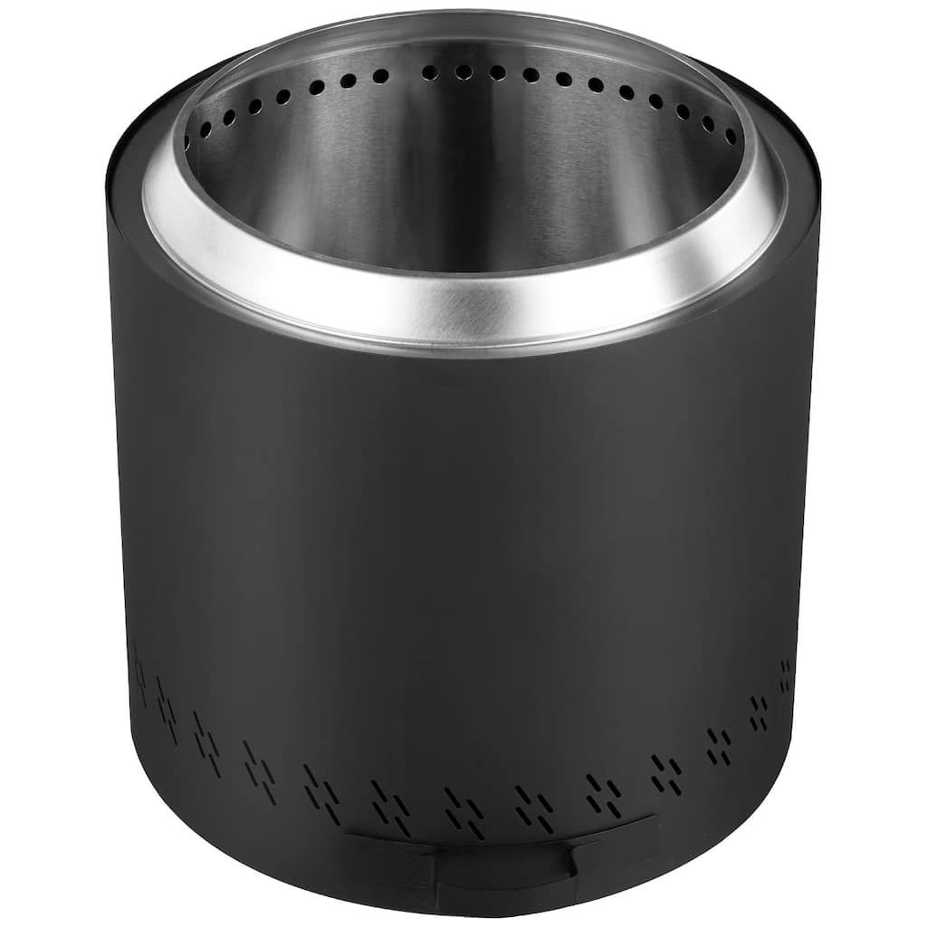 Smokeless Fire Pit Outdoor Wood Burning Stainless Steel Stove - Φ15.8 x 15.4 inch