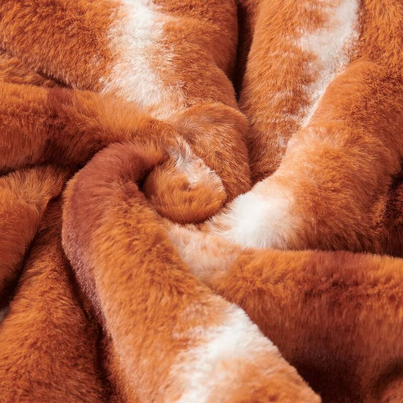 Amanda Stripe fauxfur Throw Pillow Covers Set of 2, NO INSERT
