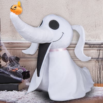 Gemmy Zero Halloween Greeter with Jack O' Lantern Nose