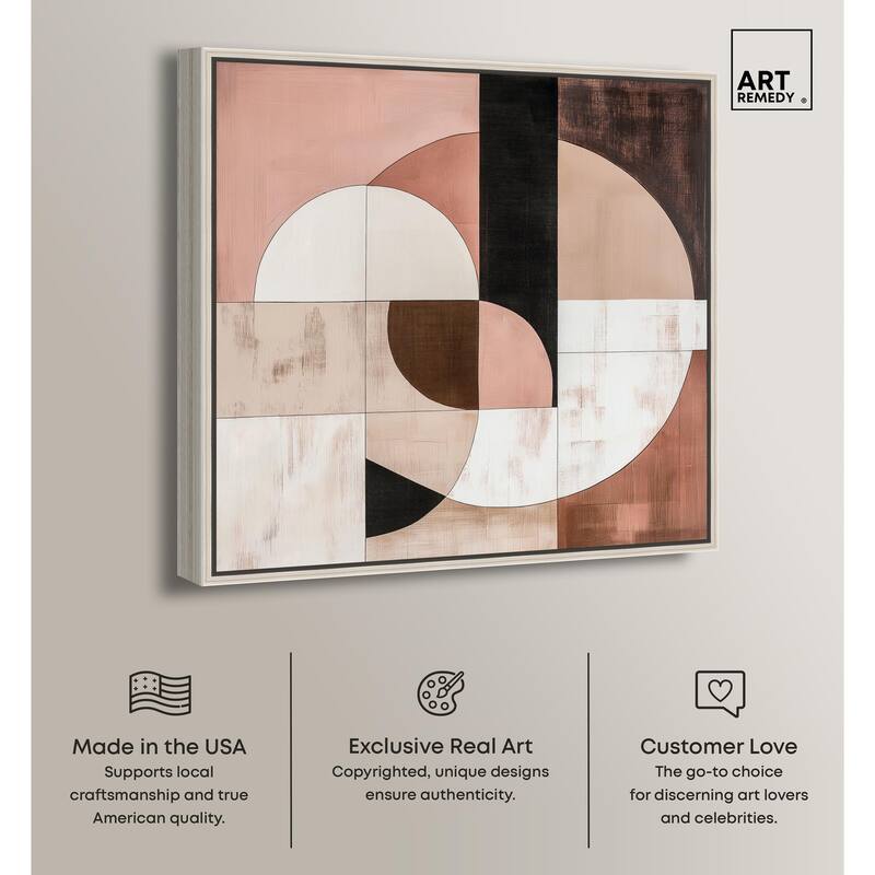 Modern Shapes I Canvas by Art Remedy
