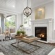 preview thumbnail 24 of 26, Modern Farmhouse Distressed Wood Lantern Foyer Chandelier for Dining Room