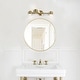preview thumbnail 8 of 8, Modern Luxury 3-Light Gold Brass LED Bathroom Vanity Light Metal Wall Sconces - 21.5" L x 4.7" W x 6" H