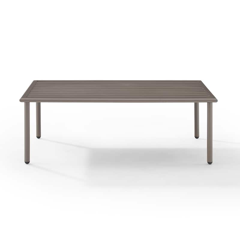 Cali Bay Outdoor Metal Coffee Table - 23.5"x39.25"x13.75"