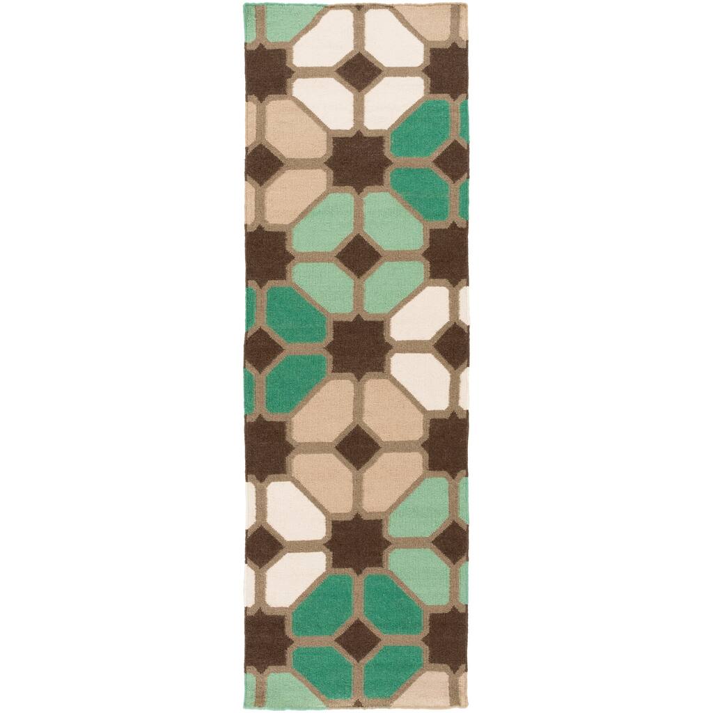 Christi Flatweave Geometric Runner Rug