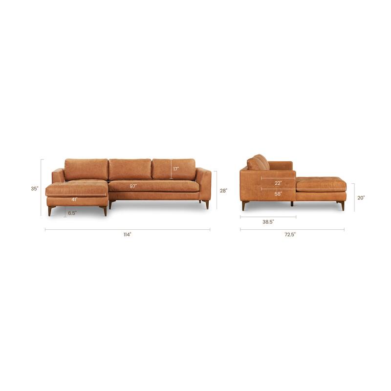 Poly & Bark Calle Left-Facing Sectional