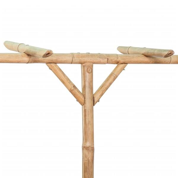 Shop Vidaxl Pergola Bamboo 151 6 Garden Patio Veranda Arbor Vine Plant Support Overstock 27470149