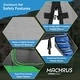 preview thumbnail 5 of 4, Machrus Upper Bounce Trampoline Top Ring Enclosure Set including Net, 4 Poles, Caps & Foam Sleeves - Fits 12ft Round Trampoline