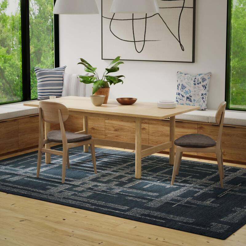 Alora Decor Weston Hand-tufted Lines Wool Rug