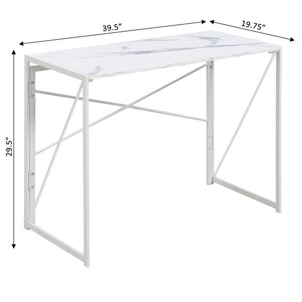 dimension image slide 7 of 6, Porch & Den Demi Minimalist Folding Desk