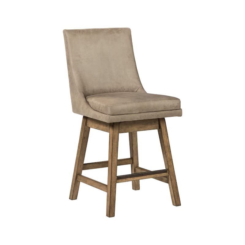 Tallenger Upholstered Swivel Stool (Set of 2)