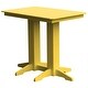preview thumbnail 13 of 40, Poly Lumber Bar Table 4' - Lemon Yellow