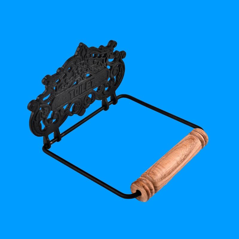 Black Aluminum Toilet Paper Holder Stand Wall Mount 5.9" Toilet Paper Roll Holder with Mounting Hardware