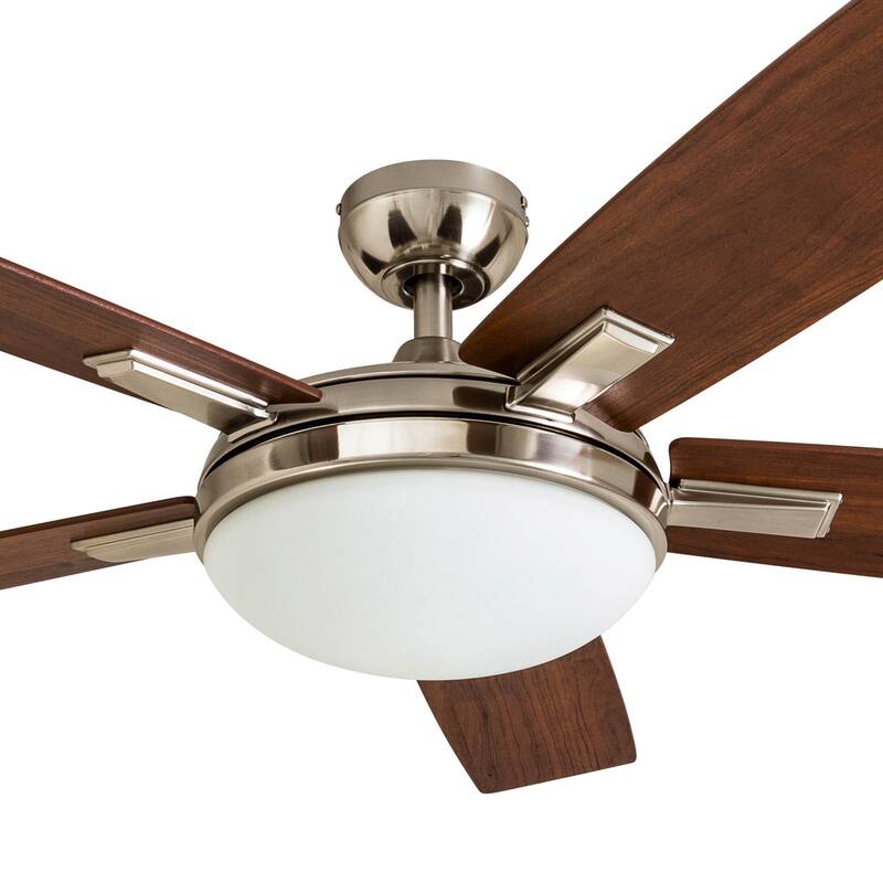 Copper Grove Garff 52-inch Brushed Nickel Ceiling Fan with Remote