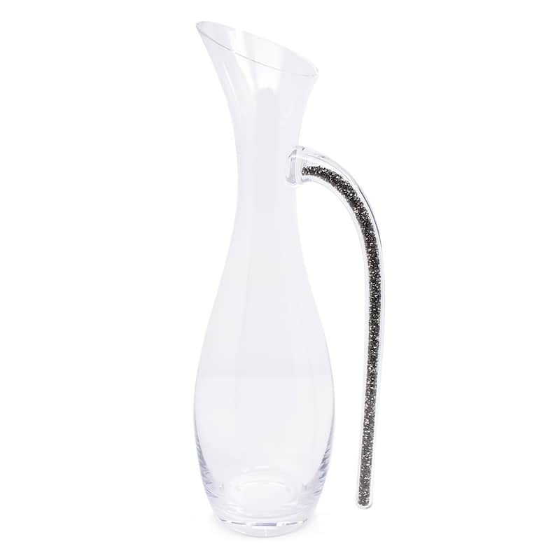 Sparkles Home Vetrina Crystal Decanter - Charcoal