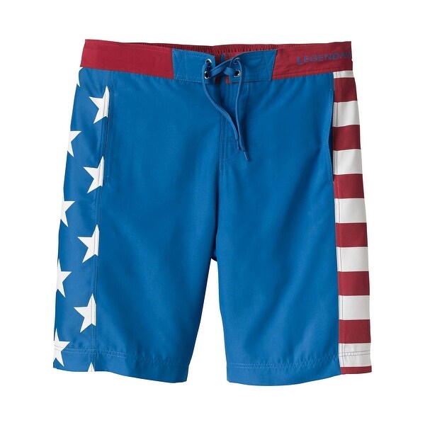 mens stars and stripes swim trunks