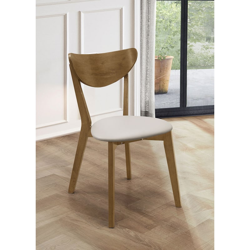 Curved Wood Dining Side Chair (Set of 2)