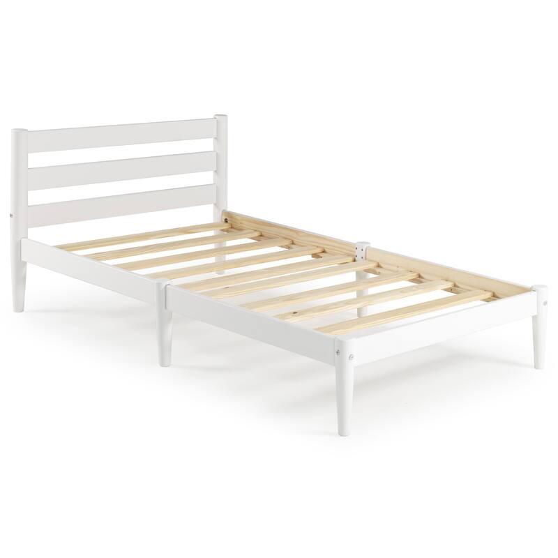 Mid-Century Twin Size Platform Bed