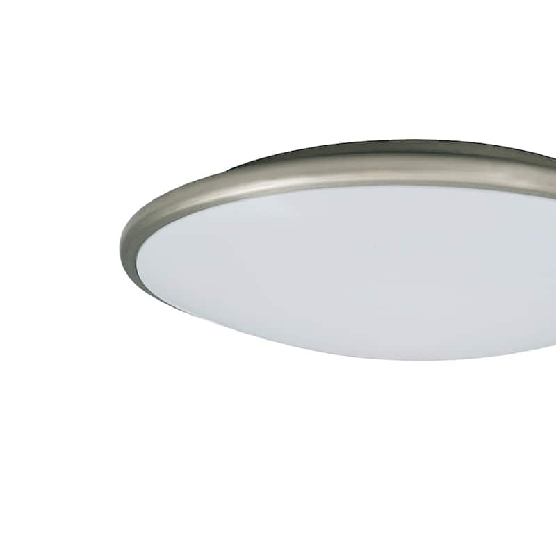 Amax Lighting 20W LED Euro in Brush Nickel Finish w/1200 Lumens