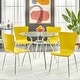 preview thumbnail 3 of 18, Simple Living 5-piece Itza Dining Set Yellow