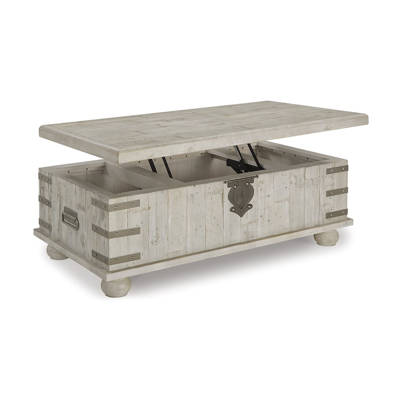 Signature Design by Ashley Carynhurst Solid Pine Lift-top Coffee Table