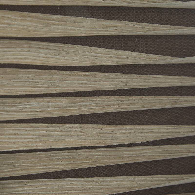 Paper Geometric 3D Weaved Shadow Box - Brown or Dark Brown - Roche River Decor