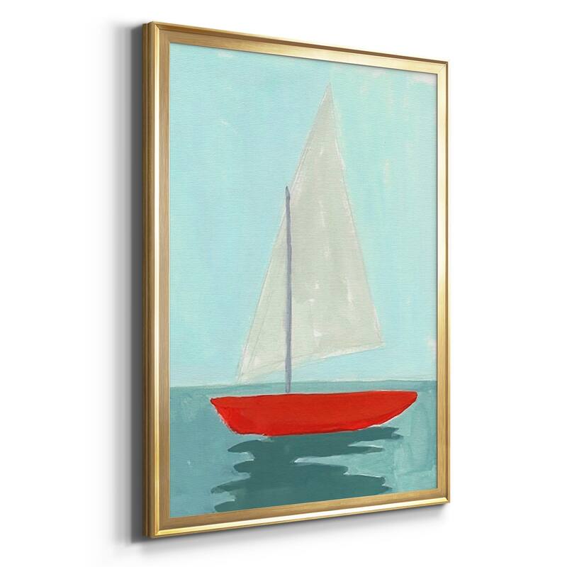 Small Sail II Premium Framed Print - Ready to Hang