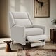 preview thumbnail 27 of 39, Furniture of America Selric Modern 31-inch Upholstered Push Back Recliner Beige Linen