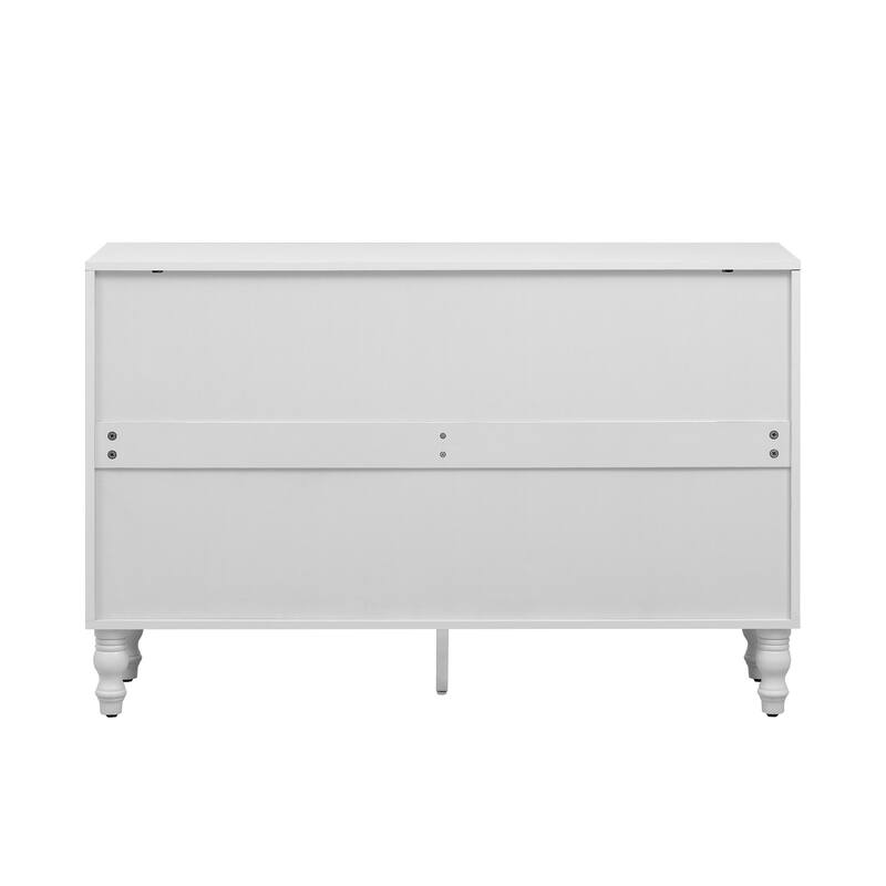 Anmytek Modern TV Stand For TVs Up To 43 Inch With Storage Solid Wood Legs Anti Tip Device