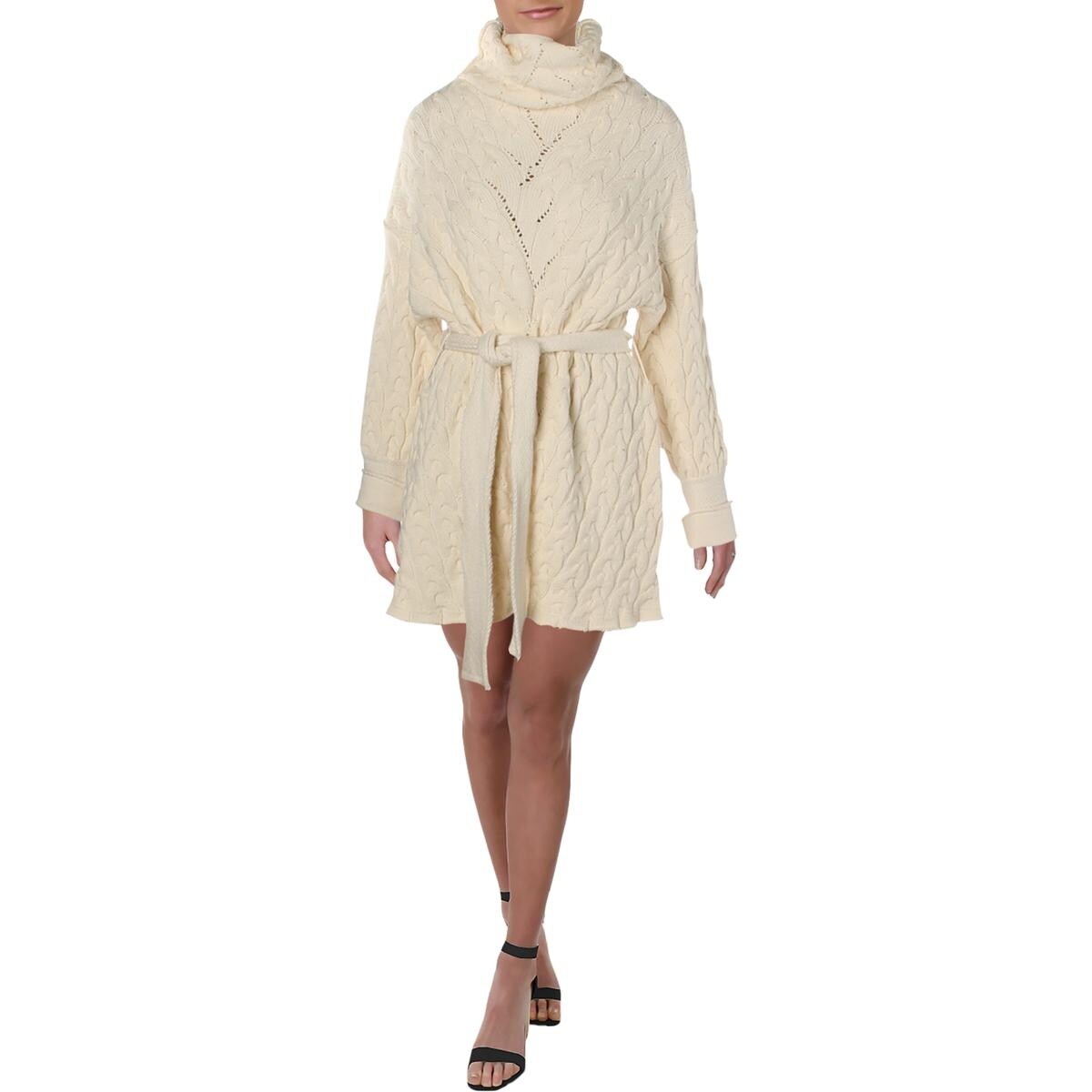 free people for the love of cables sweater dress