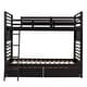 preview thumbnail 26 of 58, Elegant Twin over Twin Wood Bunk Bed with Built-in Ladder and 2 Drawers, Maximized Space, Solid Construction
