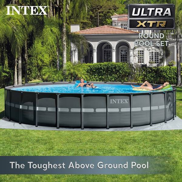 Intex 24' x 52" Ultra XTR Frame Pool, 2 Floating Loungers and Mega Chill Cooler - 369.68