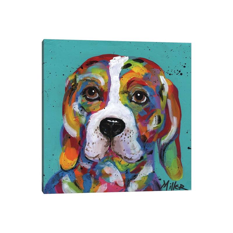 iCanvas "Barney Beagle" by Tracy Miller Canvas Print