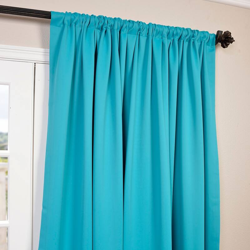 Exclusive Fabrics Extra Wide Room Darkening Curtain (1 Panel)