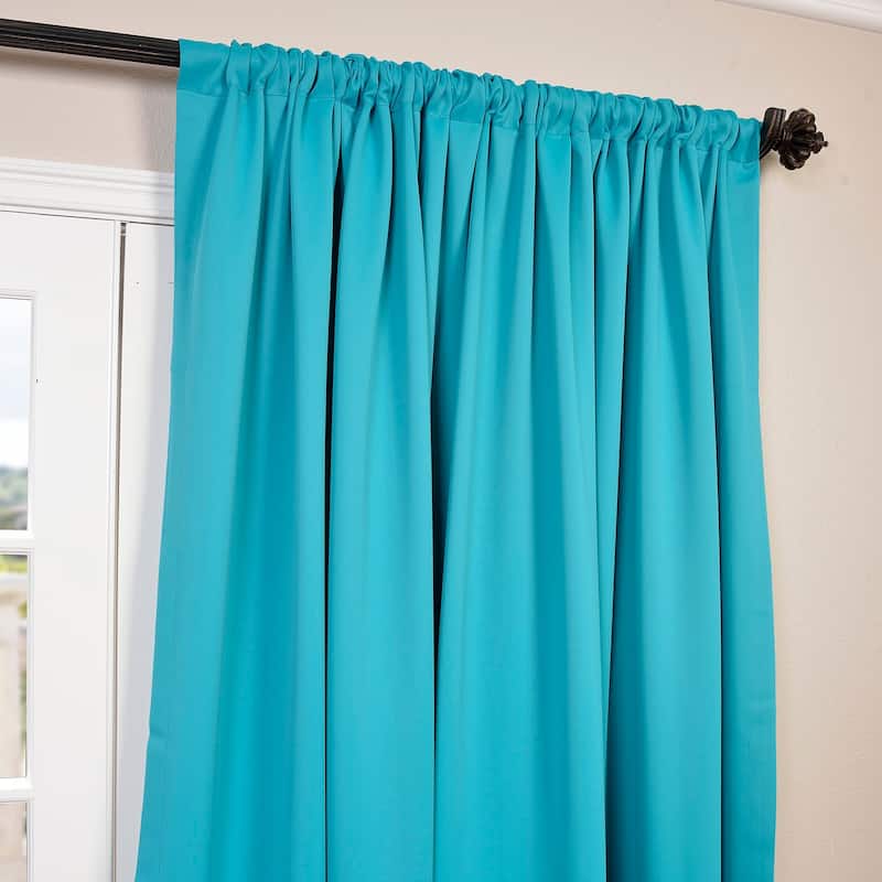 Exclusive Fabrics Extra Wide 96-Inch Room Darkening Curtain (1 Panel)