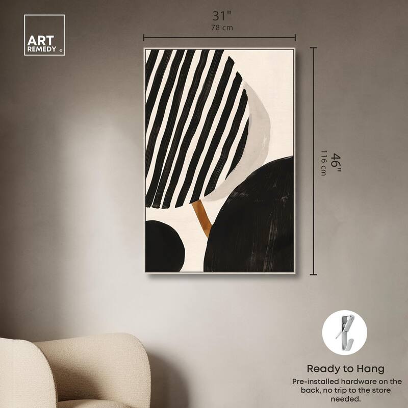 Linear Contempo Canvas by Art Remedy