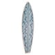 preview thumbnail 1 of 12, American Art Decor Reyn Spooner 50th State Waves Surfboard Plaque - 8" x 24" - 8" x 24" x 0.75" Blue and Grey